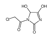 2,4-Imidazolidinedione, 1-(chloroacetyl)-5-hydroxy- (9CI)结构式