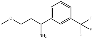 3-甲氧基-1-[3-(三氟甲基)苯基]丙-1-胺结构式