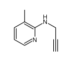 3-methyl-N-(prop-2-yn-1-yl)pyridin-2-amine结构式