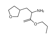3-propoxy-1-(tetrahydrofuran-3-yl)but-3-en-2-amine Structure