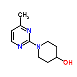 1-(4-Methyl-2-pyrimidinyl)-4-piperidinol structure