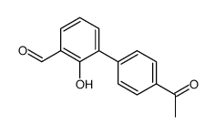 3-(4-acetylphenyl)-2-hydroxybenzaldehyde Structure