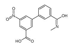 3-[3-(methylcarbamoyl)phenyl]-5-nitrobenzoic acid结构式