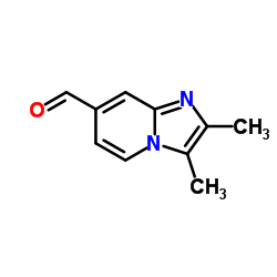2,3-Dimethylimidazo[1,2-a]pyridine-7-carbaldehyde结构式