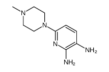 6-(4-methylpiperazin-1-yl)pyridine-2,3-diamine结构式