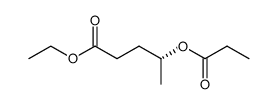 (R)-ethyl-4-propionoxypentanoate结构式