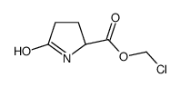 L-Proline, 5-oxo-, chloromethyl ester (9CI)结构式