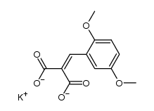 dipotassium 2,5-dimethoxybenzylidenemalonate Structure