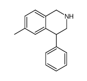6-Methyl-4-phenyl-1,2,3,4-tetrahydro-isoquinoline结构式