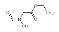 Acetic acid,2-(methylnitrosoamino)-, ethyl ester structure