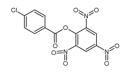 2,4,6-trinitrophenyl p-chlorobenzoate结构式