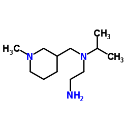 N-Isopropyl-N-[(1-methyl-3-piperidinyl)methyl]-1,2-ethanediamine结构式