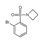 1-(2-bromophenyl)sulfonylazetidine结构式