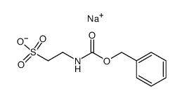N-Benzyloxycarbonyl-taurine sodium salt结构式