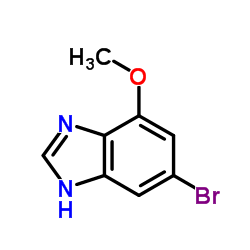 6-Bromo-4-methoxy-1H-benzimidazole结构式