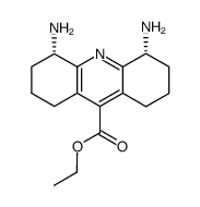 meso-4,5-diamino-1,2,3,4,5,6,7,8-octahydro-9-acridinecarboxylic acid ethyl ester Structure