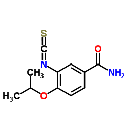 4-Isopropoxy-3-isothiocyanatobenzamide Structure