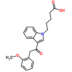 JWH 250 N-pentanoic acid metabolite结构式