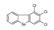 1,2,3-trichlorodibenzoselenophene结构式