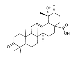 3-Oxopomolic acid Structure