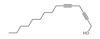 2,5-pentadecadiyn-1-ol结构式