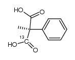 (R)-2-methyl-2-phenylmalonic-1-13Cacid Structure