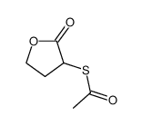 S-(2-Oxotetrahydro-3-furanyl) ethanethioate结构式
