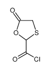 1,3-Oxathiolane-2-carbonyl chloride, 5-oxo- (9CI)结构式
