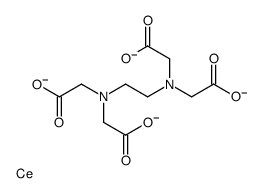 2-[2-[bis(carboxylatomethyl)amino]ethyl-(carboxylatomethyl)amino]acetate,cerium Structure