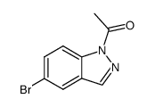 1-(5-bromo-indazol-1-yl)-ethanone结构式