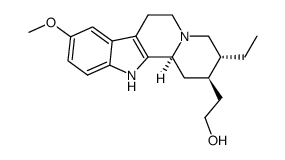 Corynan-17-ol, 10-methoxy-结构式
