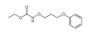 O-(3-Phenoxy-propyloxy)-carbamidsaeure-ethylester结构式