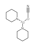 Silver,(cyanato-O)bis(pyridine)- (9CI) Structure