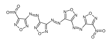 bis[4-[(4-nitro-1,2,5-oxadiazol-3-yl)diazenyl]-1,2,5-oxadiazol-3-yl]diazene结构式