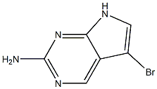 5-bromo-7H-pyrrolo[2,3-d]pyrimidin-2-amine structure