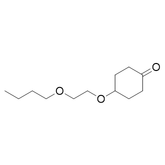 4-(2-Butoxyethoxy)cyclohexan-1-one Structure