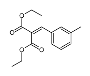 2-(3-Methylbenzylidene)malonic acid diethyl ester结构式