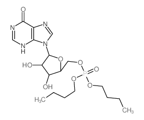 5'-Inosinic acid,dibutyl ester (8CI,9CI) structure