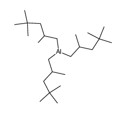 tris(2,4,4-trimethylpentyl)aluminum结构式