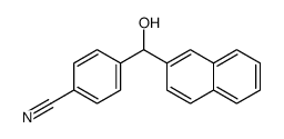 4-[hydroxy(naphthalen-2-yl)methyl]benzonitrile Structure