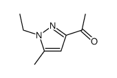 Ethanone, 1-(1-ethyl-5-methyl-1H-pyrazol-3-yl)- (9CI)结构式