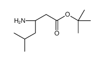 tert-Butyl (3S)-3-Amino-5-methylhexanoate structure