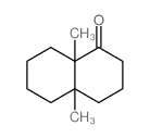 1(2H)-Naphthalenone,octahydro-4a,8a-dimethyl-, (4aR,8aR)-rel-结构式