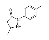 5-methyl-2-(4-methylphenyl)pyrazolidin-3-one Structure