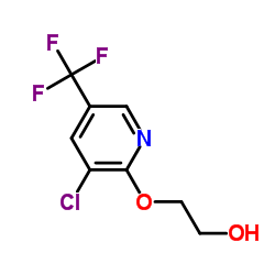 2-{[3-Chloro-5-(trifluoromethyl)-2-pyridinyl]oxy}ethanol Structure