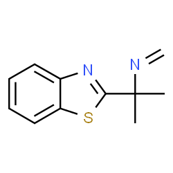 2-Benzothiazolemethanamine,alpha,alpha-dimethyl-N-methylene-(9CI) Structure