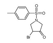 4-Bromo-1-tosylpyrrolidin-3-one structure