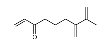 7-methylene-8-methyl-1,8-nonadien-3-one Structure