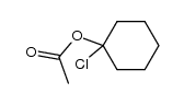 1-chlorocyclohexyl acetate Structure