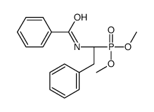 N-[(1R)-1-dimethoxyphosphoryl-2-phenylethyl]benzamide结构式